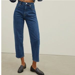 Everlane way high jeans in vintage indigo